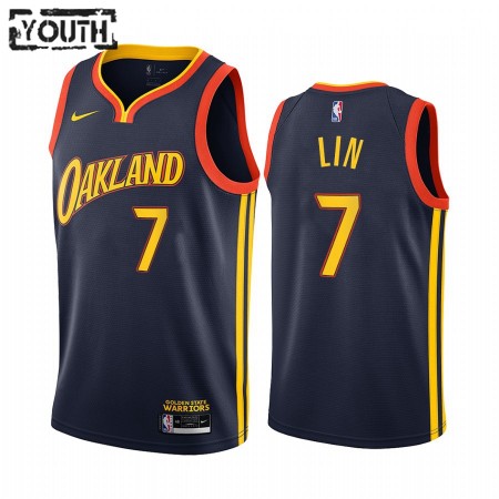 Maillot Basket Golden State Warriors Jeremy Lin 7 2020-21 City Edition Swingman - Enfant